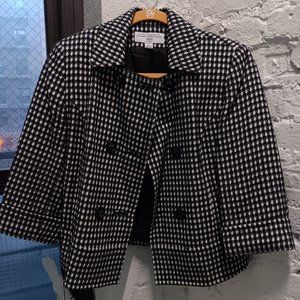 Sharagano 3/4 sleeve jacket blazer